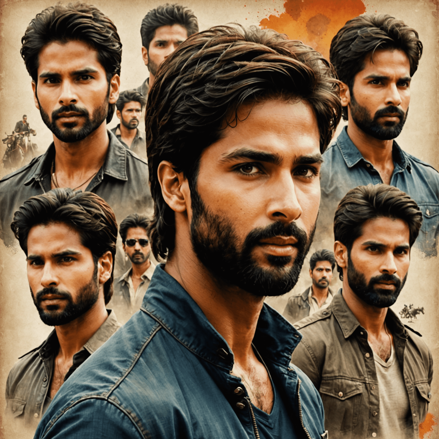 A montage of Shahid Kapoor in various socially impactful roles, showcasing his contribution to meaningful cinema